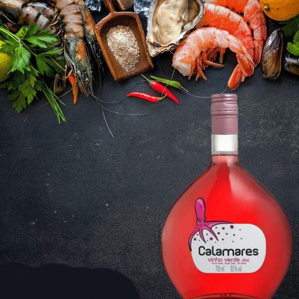 Imagem de Vinho Verde Rosé Português CALAMARES 750ml