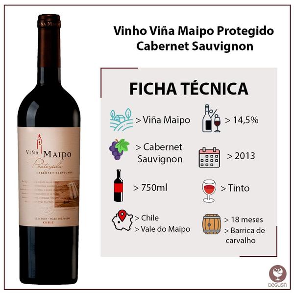 Imagem de Vinho Viña Maipo Protegido Cabernet Sauvignon - 750ml