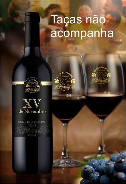Vinho xv de novembro mesa bordo suave 720ml Imagem de Vinho xv de novembro mesa bordo suave 720ml