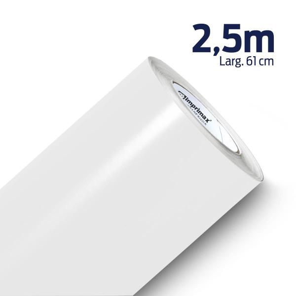 Vinil Adesivo Branco Brilho Envelopamento Móveis 0,61x2,5m - IMPRIMAX Imagem de Vinil Adesivo Branco Brilho Envelopamento Móveis 0,61x2,5m