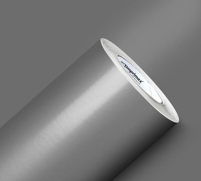 Imagem de vinil adesivo envelopamento alta qualidade 2Mx50cm Prata Adherent Contact