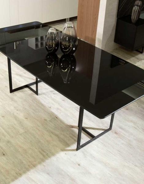 Imagem de Vinil Adesivo Preto Brilho Laca Laquear Mesa Vidros 2m x 50cm