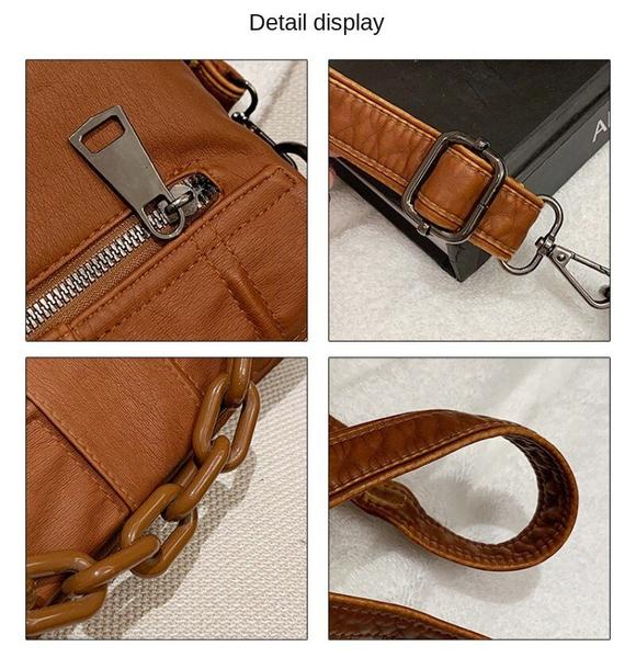 Imagem de Vintage Chain Crossbody Handheld One Shoulder Small Square