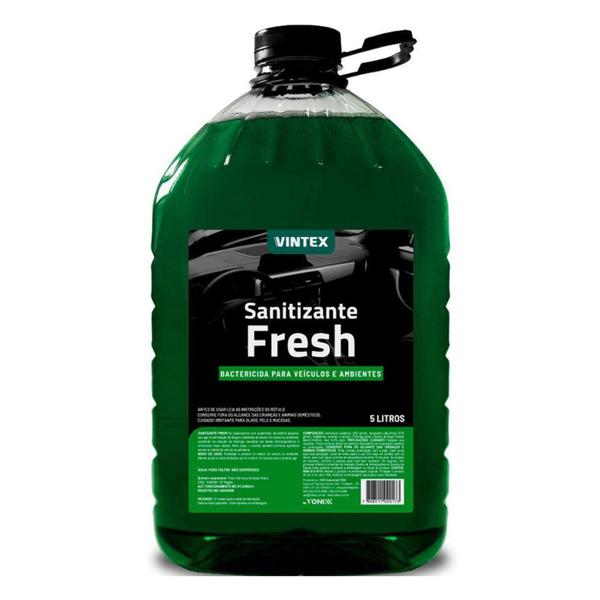 Imagem de Vintex sanitizante aromatizante fresh - bactericida para veículos e interiores 5l - VONIXX