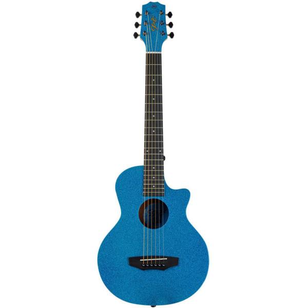 Imagem de Violão Acústico Aço Seizi Fun Panda Royal Blue Sparkle