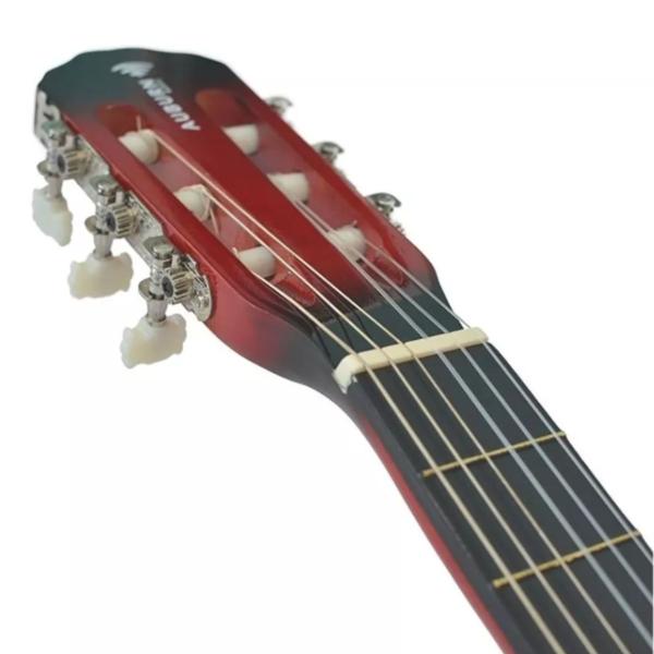 Imagem de Violão Acústico Auburn Aubvo618 6 Cordas Nylon Vermelho