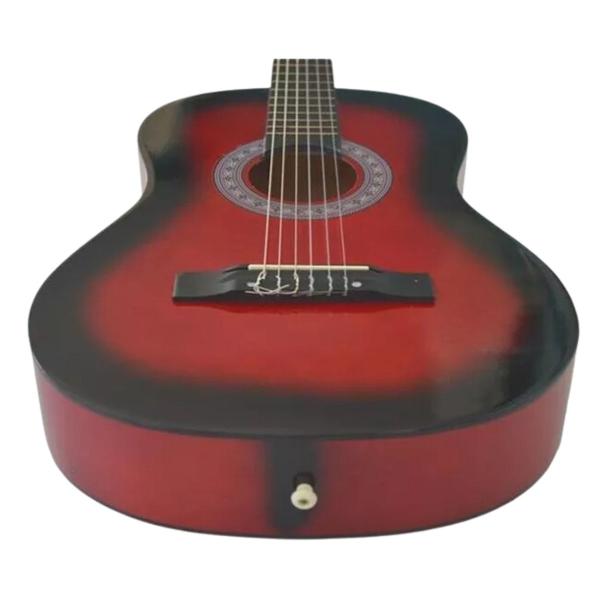 Imagem de Violão Acústico Auburn Aubvo618 6 Cordas Nylon Vermelho