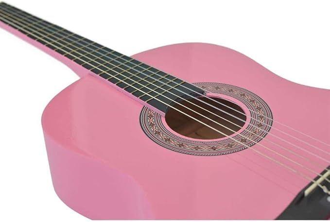 Imagem de Violão Acústico Clássico 6 Cordas Pink Aubvo616b Auburn Cor Rosa