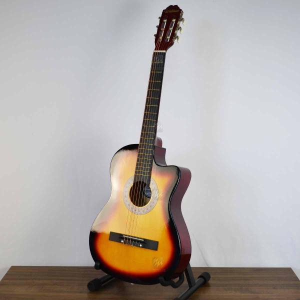 Imagem de Violão Acustico Cutway Nylon Ppc-1 Sb - Waldman