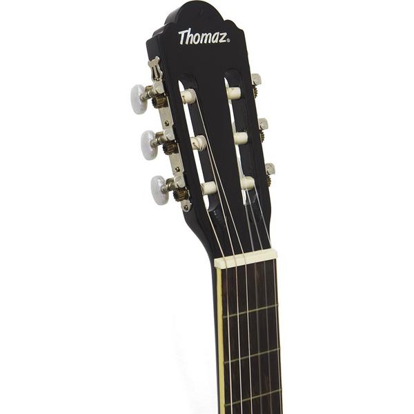 Imagem de Violão Acústico De Nylon Para Destros Com Tensor Tcg 390 Preto Thomaz