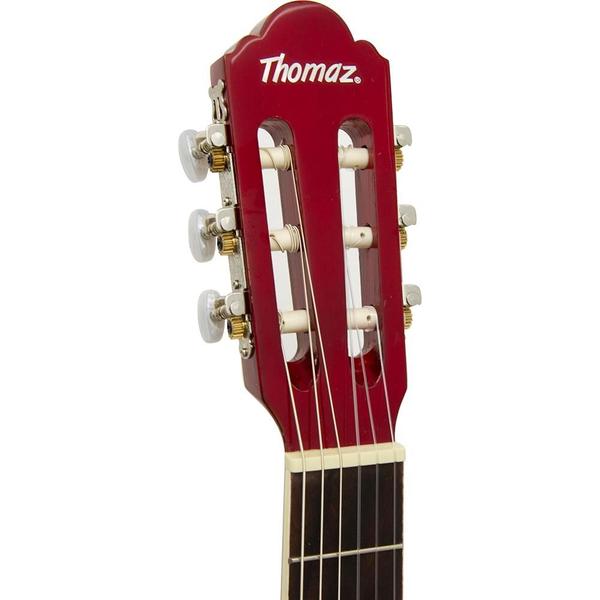 Imagem de Violão Acústico De Nylon Para Destros Com Tensor Tcg 390 Vermelho Thomaz F097