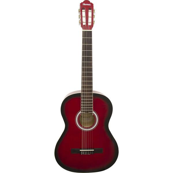 Imagem de Violão Acústico de Nylon TCG 390 Vermelho com Capa Thomaz