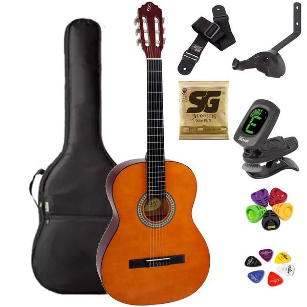 Imagem de Violão Acústico Giannini Clássico Nylon N-14 N + KIT1PL