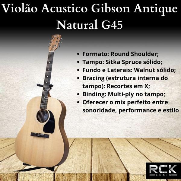 Imagem de Violão Acustico Gibson Antique Natural G45