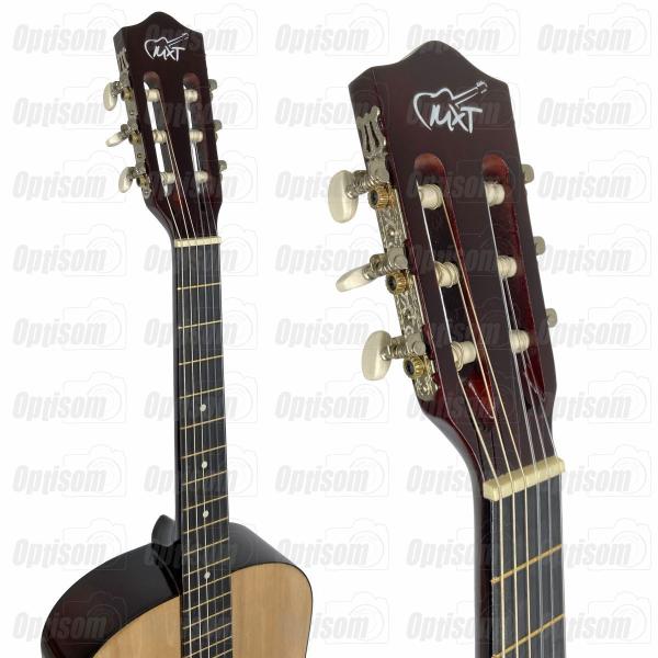 Imagem de Violão Acústico Marrom Clássico Nylon Mxt 38 Polegadas Com Tensor