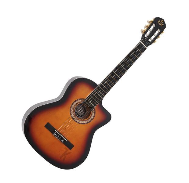 Imagem de Violão Acústico Myth Clássico Cutway Sunburst - Mt39nc