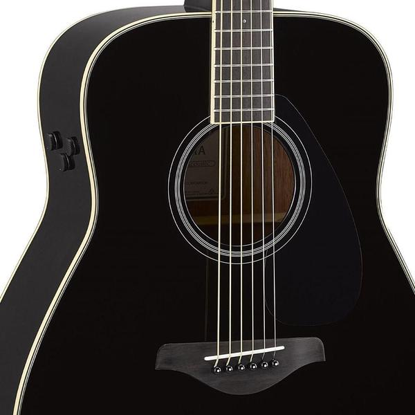 Imagem de Violão Acústico Transacoustic Aço FG TA BL Preto Yamaha FGTA