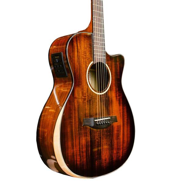 Imagem de Violão Benson EXF900CE Exodus Series Grand Auditorium Koa Burst Pré Fishman Aço C/ Bag