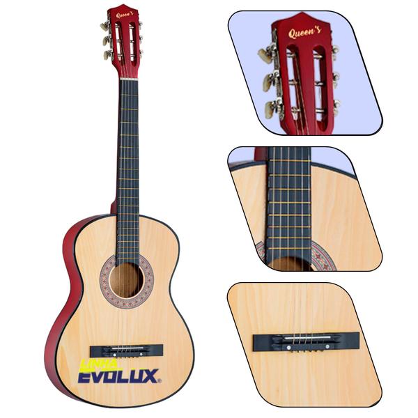 Violão Clássico Bege com Cordas de Nylon - Elegância e Sonoridade para Suas Melodias! - Li... Violão Clássico Bege com Cordas de Nylon - Elegância e Sonoridade para Suas Melodias! - Li...