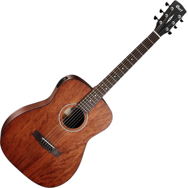 Imagem de Violão Cort AF510MEDX OP Folk com Afinador - Open Pore Mahogany