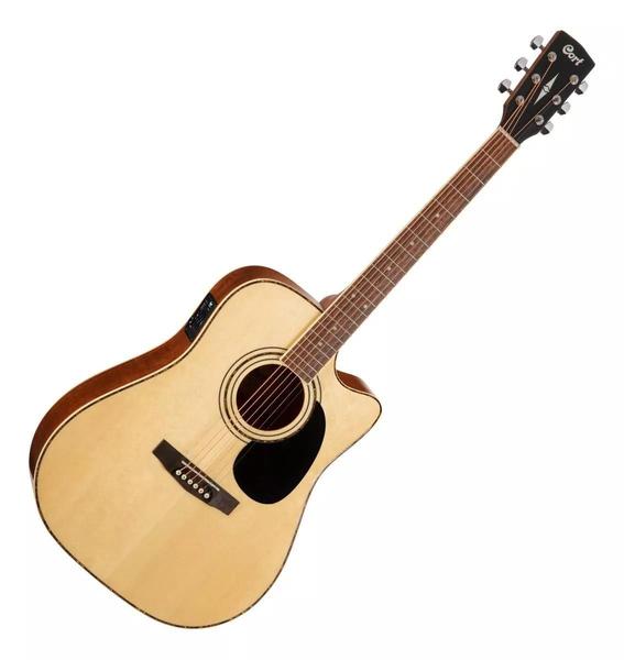 Imagem de Violão Cort Elétrico AD-880CE NS Natural Com Capa