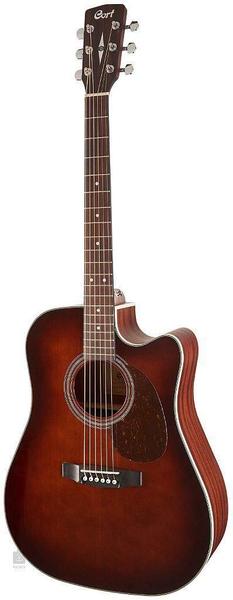 Imagem de Violão Cort MR500E Folk Elétrico Aço Open Pore Brown Burst