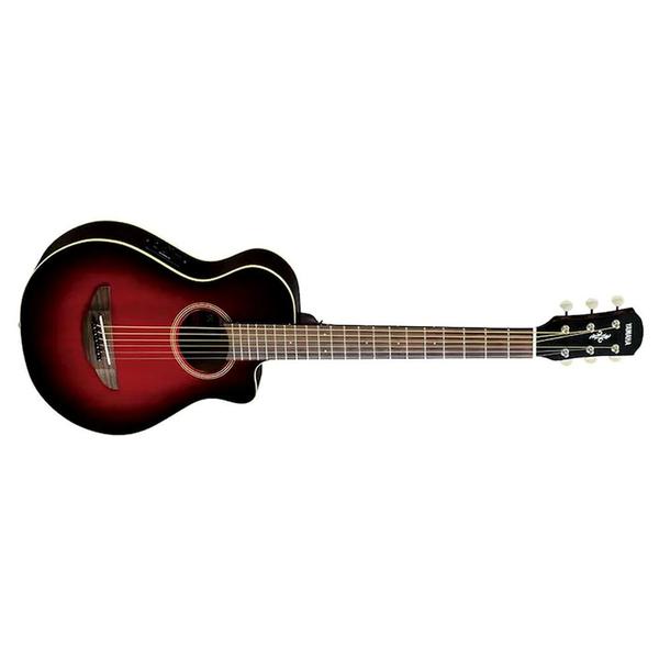 Imagem de Violão Elétrico Aço 3/4 Yamaha APXT2 Dark Red Burst