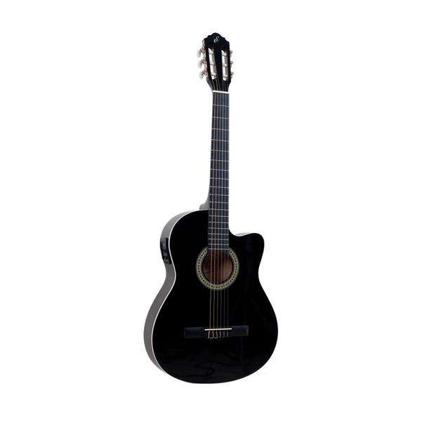 Imagem de Violão Elétrico Giannini Nylon Flat NF-14 CEQ BK Preto