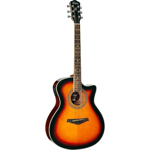 Imagem de Violão Elétrico Hofma Auditorium HMA260 Sunburst Hma-260