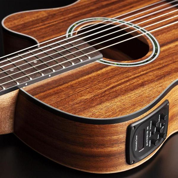 Imagem de Violao Eletrico Nylon Hofma HMN288 STNT Satin Natural