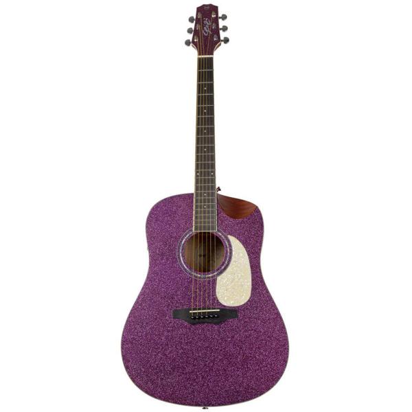 Imagem de Violão Elétrico Seizi Akira Half Mirai Purple Sparkle