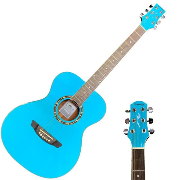 Imagem de Violão Elétrico Strinberg CO40 Azul Brilhante Clássico