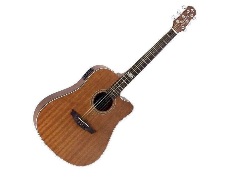 Imagem de Violão Elétrico Strinberg Sd200c Mgs Folk Mahogany Fosco