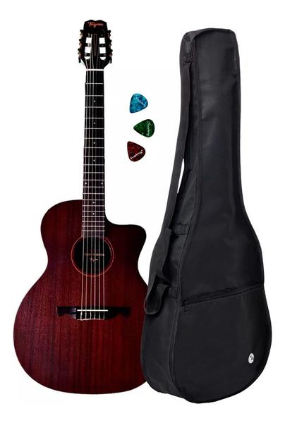 Imagem de Violão Elétrico Tagima Vegas Dkmop Nylon Gran Reserva Sapele