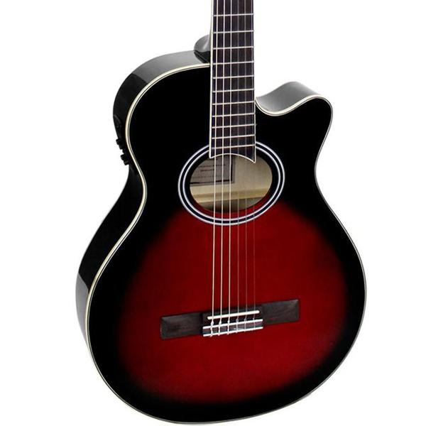 Imagem de Violão Eletro-Acústico Giannini Gnf-1D Red Burst Com Cutaway