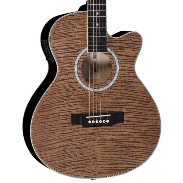 Imagem de Violão Eletro-Acústico Vogga Vce330Mf Mini Jumbo Mogno Fosco