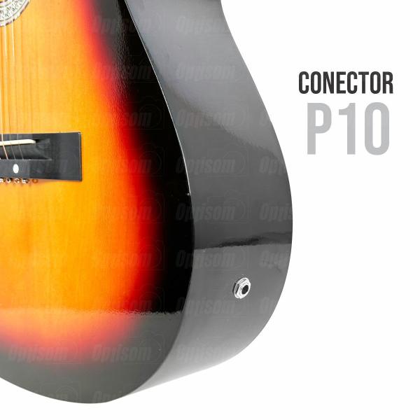 Imagem de Violão Eletroacústico Cutway Aço 39" Mxt Sunburst Com Equalizador E Capa