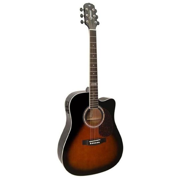 Imagem de Violão Eletroacústico Folk Cutway Giannini Gf1D Sunburst