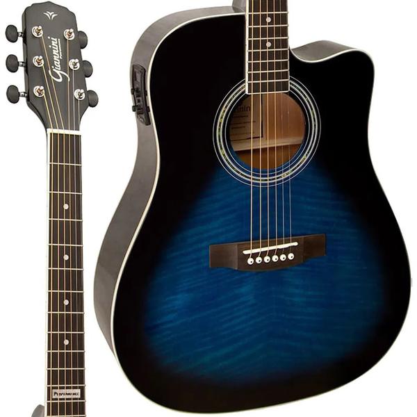 Imagem de Violão Eletroacústico Giannini GF-1D CEQ Dark Blue Burst (DBB)