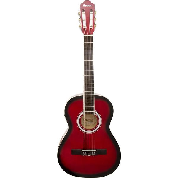 Imagem de Violão Eletroacústico Kids De Nylon Tcg 360 Eq Vermelho Thomaz F097