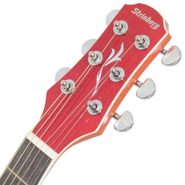 Imagem de Violão Eletroacustico Striberg CO40 Vermelho 6 Cordas