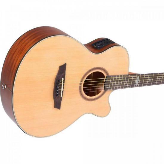 Imagem de Violão Eletroacústico Strinberg Sa200c Aço Fosco Natural Satin