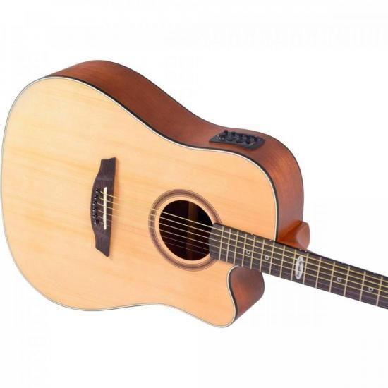 Imagem de Violão Eletroacústico Strinberg Sd200c Aço Fosco Natural Satin F002