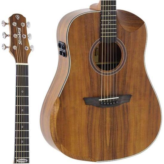 Imagem de Violão Eletroacústico Strinberg SD301HCR Folk Koa Satin Com Bag F002