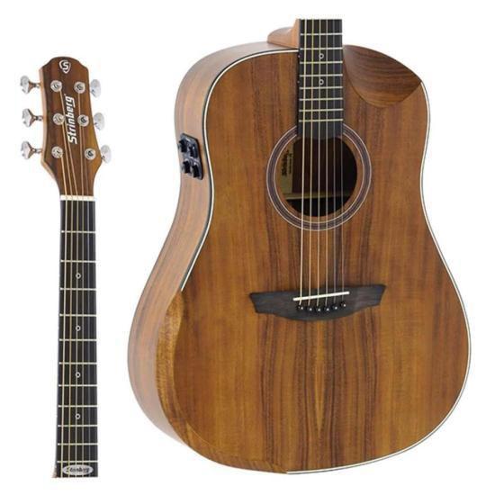 Imagem de Violão Eletroacústico Strinberg SD301HCR Folk Koa Satin Com Bag