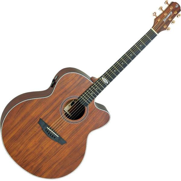 Imagem de Violão Eletroacústico Strinberg Sj300c Ks Koa Satin C/ Capa