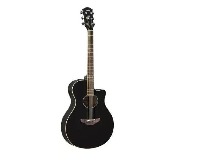 Imagem de Violão Eletroacustico Yamaha Aço APX600 Preto 