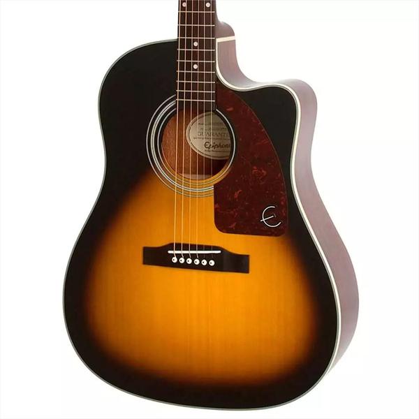 Imagem de Violao epiphone eletroacustico aco aj210ce case sunburst