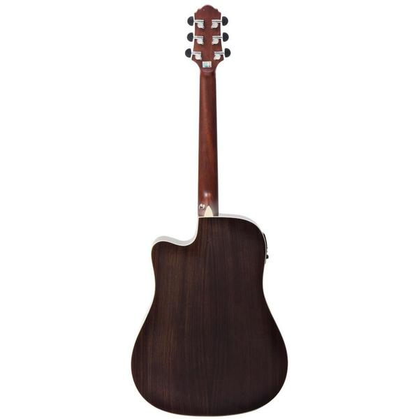 Imagem de Violão Folk Crafter HD700CEN Natural Brilhante Elétrico Tampo Sólido + Capa Correia