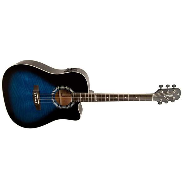 Imagem de Violão Folk Elétrico Giannini GF1D GF-1D CEQ DBB Dark Blue